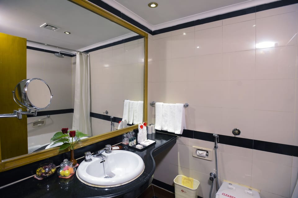 Free toiletries, hair dryer, bathrobes, slippers