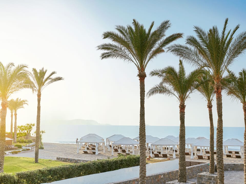 Private beach, sun loungers, beach umbrellas, beach towels
