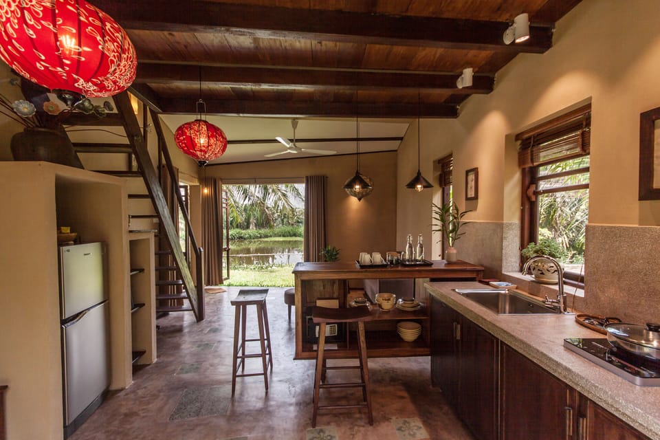 Mangala Coco River Family Villa | Private kitchenette | Coffee/tea maker, electric kettle, eco-friendly cleaning products