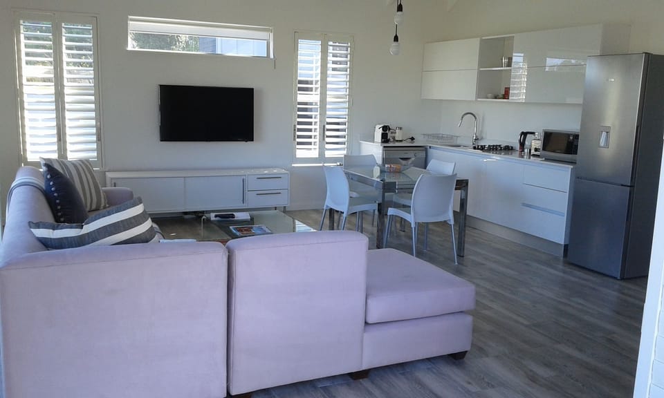 Luxury Apartment, 2 Bedrooms, Mountain View | Living area | 48-inch flat-screen TV with satellite channels, LED TV, DVD player