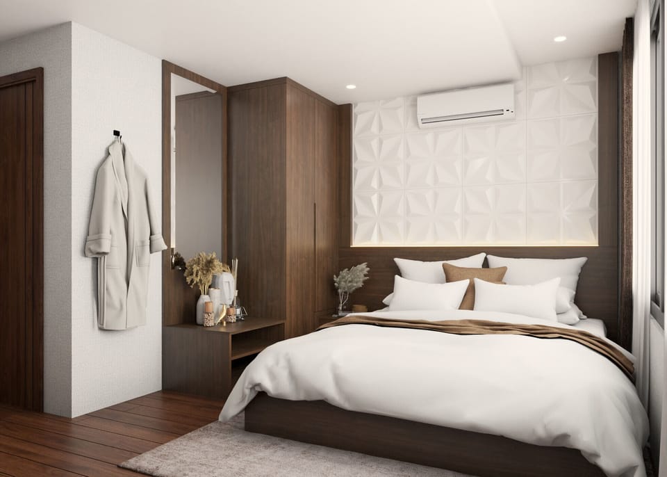 City Double Room, City View | Premium bedding, minibar, in-room safe, desk
