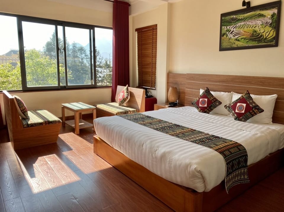 Executive Double Room | 1 bedroom, premium bedding, memory foam beds, minibar