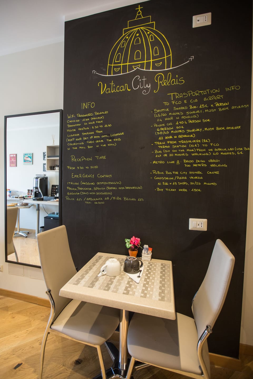 Breakfast area