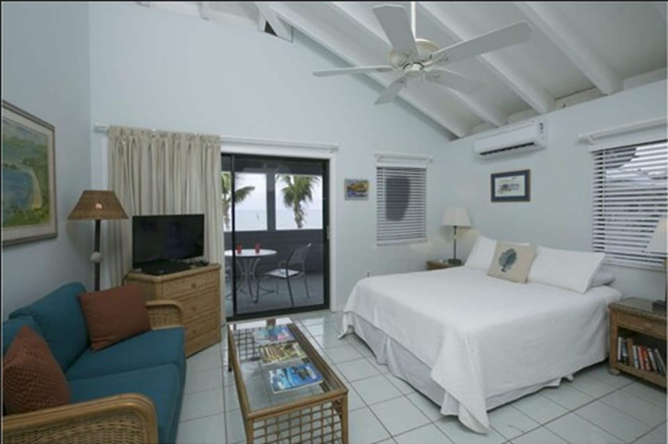 Waterfront Studio Suite (Bougainvillea) | Individually decorated, individually furnished, iron/ironing board