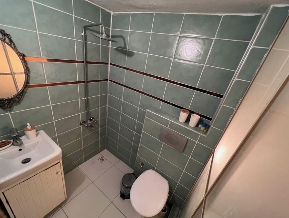 Comfort Double Room | Bathroom | Shower, free toiletries, hair dryer, towels