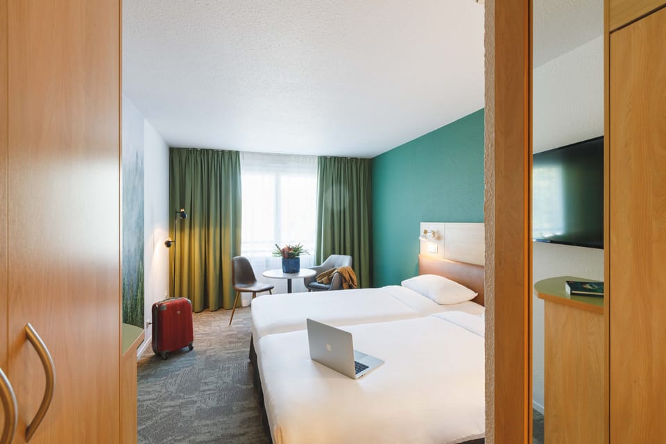 Premium bedding, individually furnished, blackout drapes, soundproofing