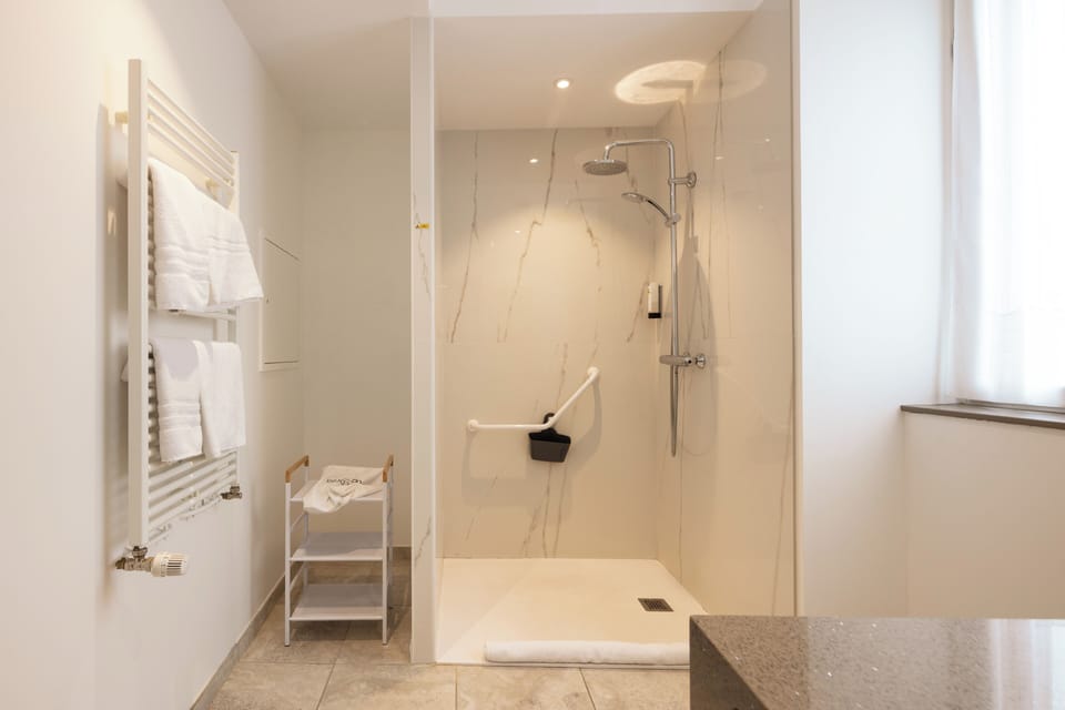 Standard Double Room | Bathroom | Eco-friendly toiletries, hair dryer, towels