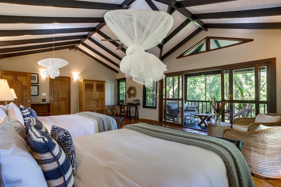 Luxury Double Room, 2 Queen Beds | Premium bedding, down comforters, in-room safe, laptop workspace