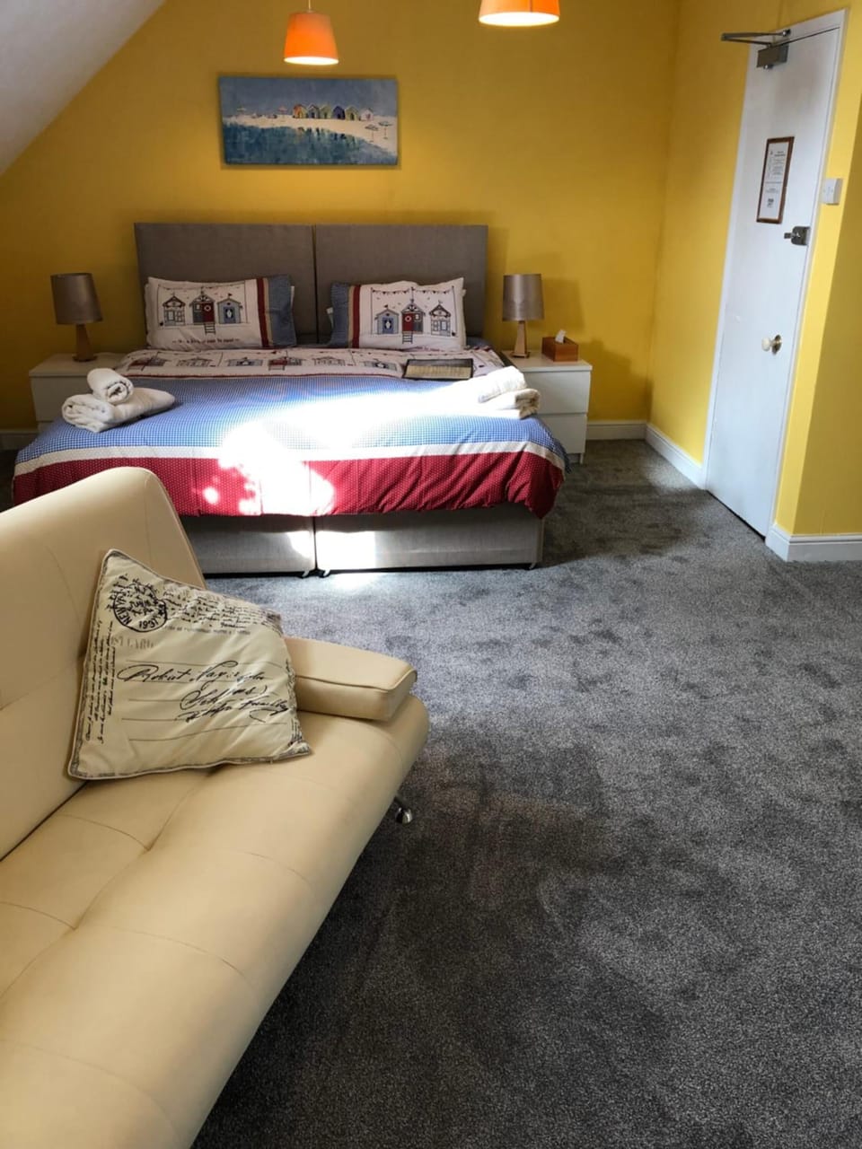 Desk, iron/ironing board, free WiFi, bed sheets