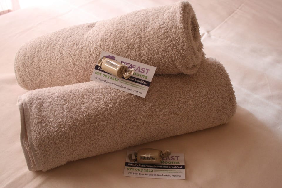 Hair dryer, towels