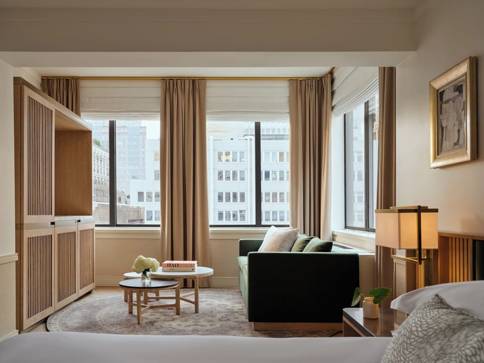 Premium bedding, minibar, in-room safe, desk