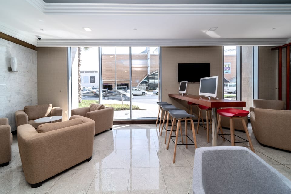 Lobby sitting area