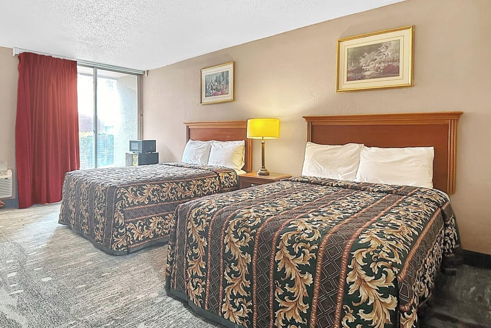 Room, 2 Queen Beds, Non Smoking | Free WiFi, bed sheets