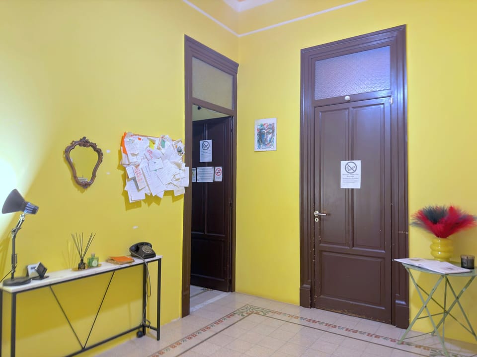 Interior entrance