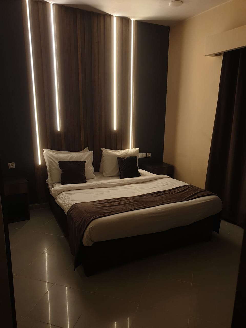 Minibar, desk, blackout drapes, iron/ironing board (on request)