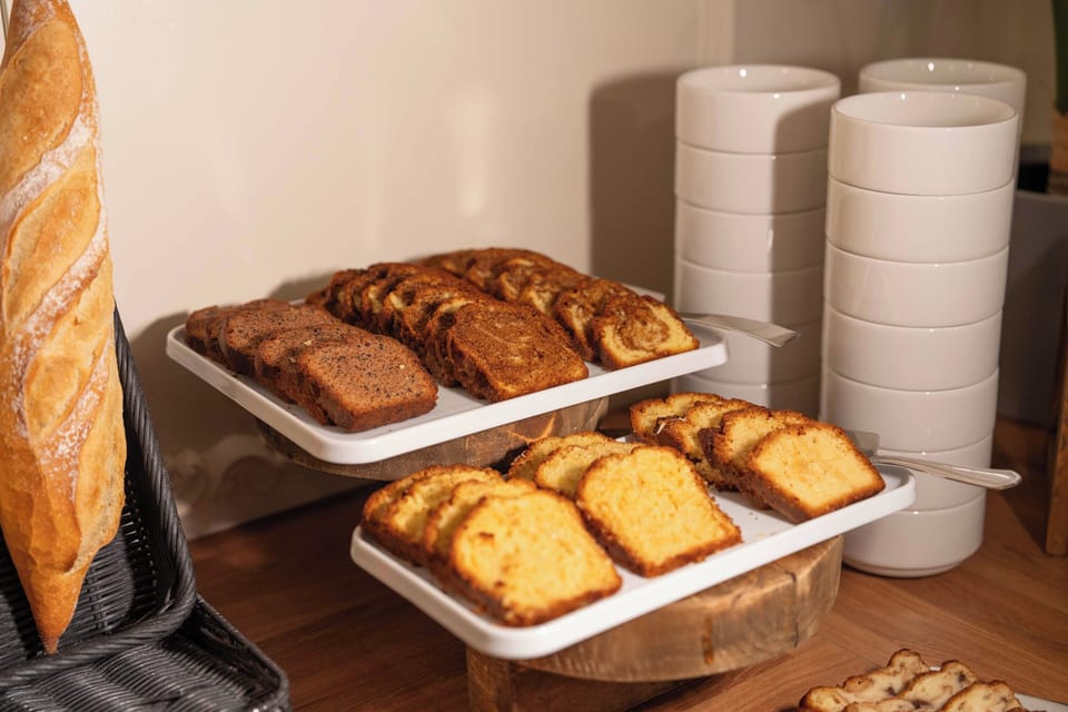 Daily buffet breakfast (EUR 24 per person)