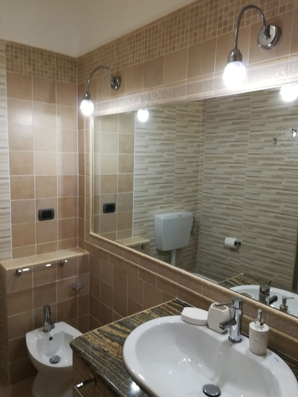 Panoramic Double Room, 1 Bedroom, Balcony, Sea View | Bathroom | Shower, free toiletries, hair dryer, bidet