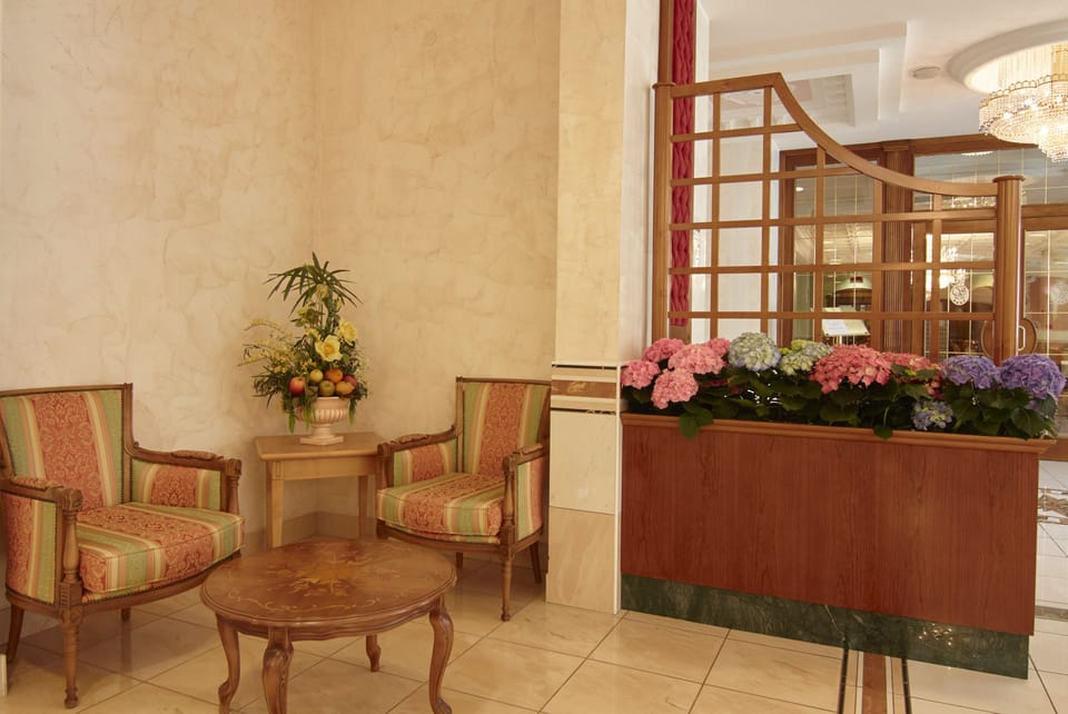 Lobby sitting area