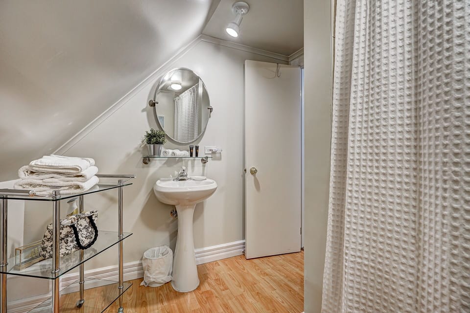 Comfort Room, 1 Double Bed (Smith) | Bathroom | Combined shower/tub, free toiletries, hair dryer, towels