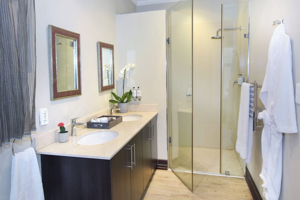 Nguni - King/Twin Room Ground Floor | Bathroom | Free toiletries, hair dryer, towels