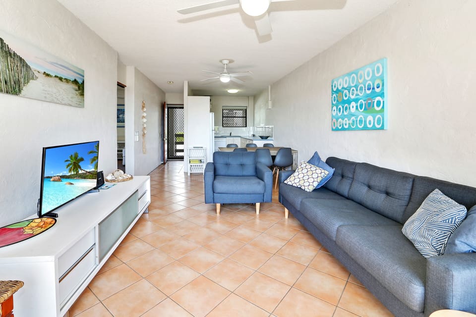 Apt 5 - 2 Bed 1 Bath | Living area | TV, DVD player