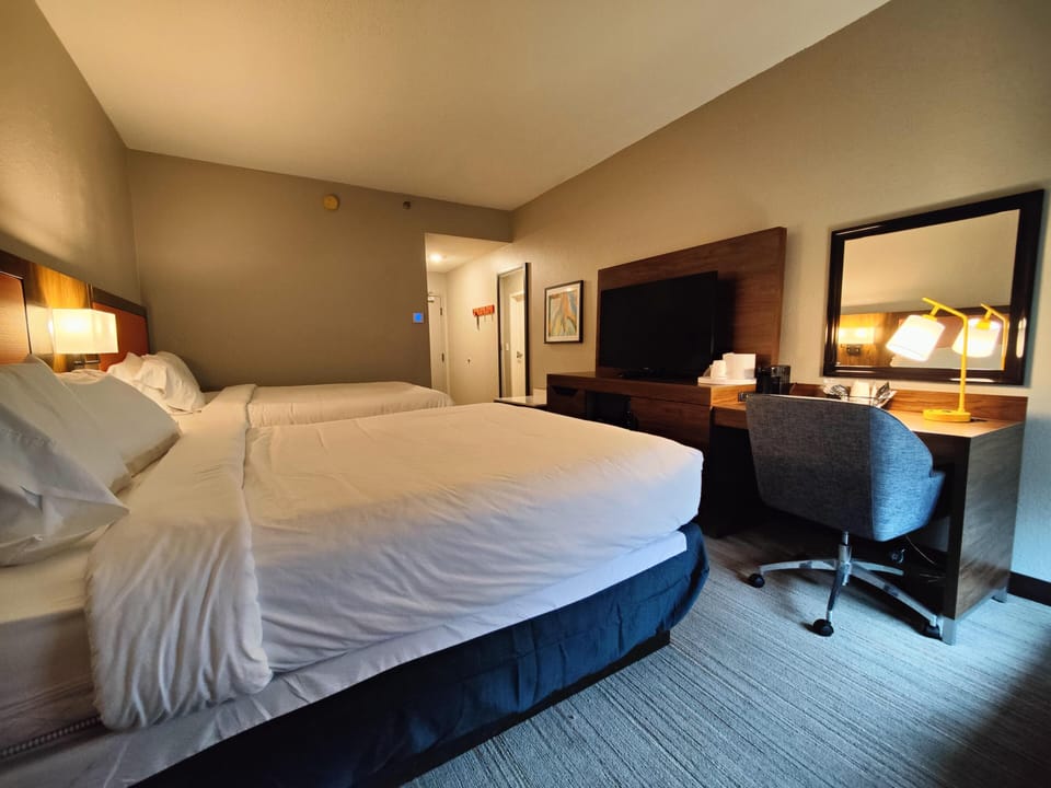 Room, 2 Queen Beds | Premium bedding, iron/ironing board, free cribs/infant beds