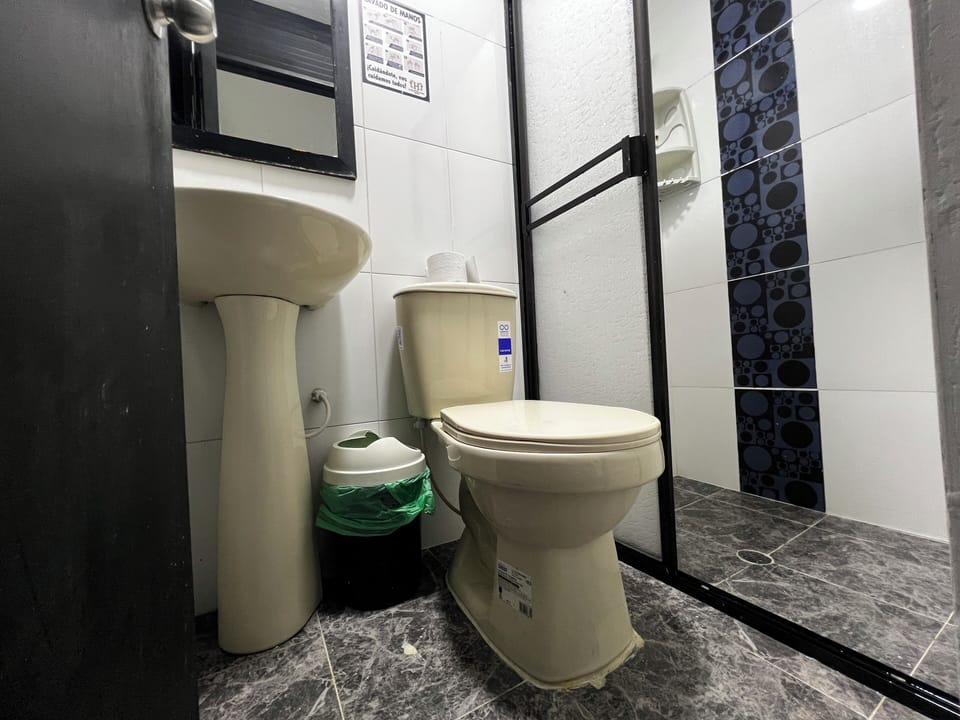 Standard Double Room | Bathroom | Shower, towels