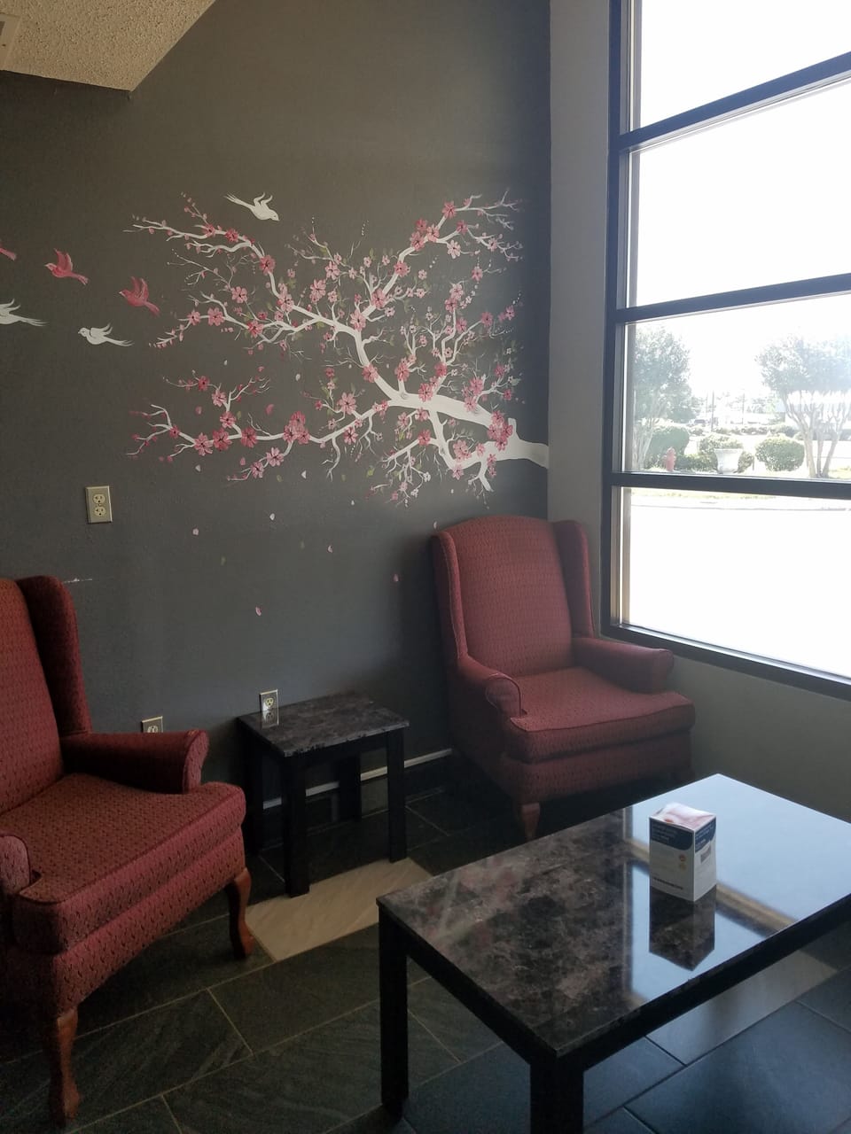 Lobby sitting area