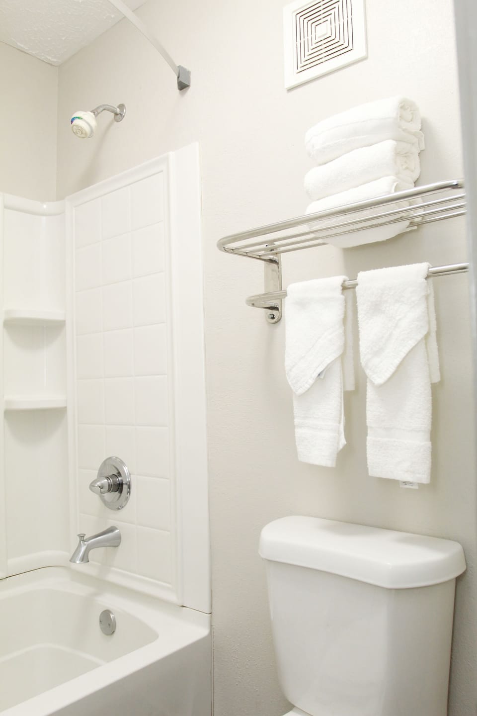Hair dryer, towels