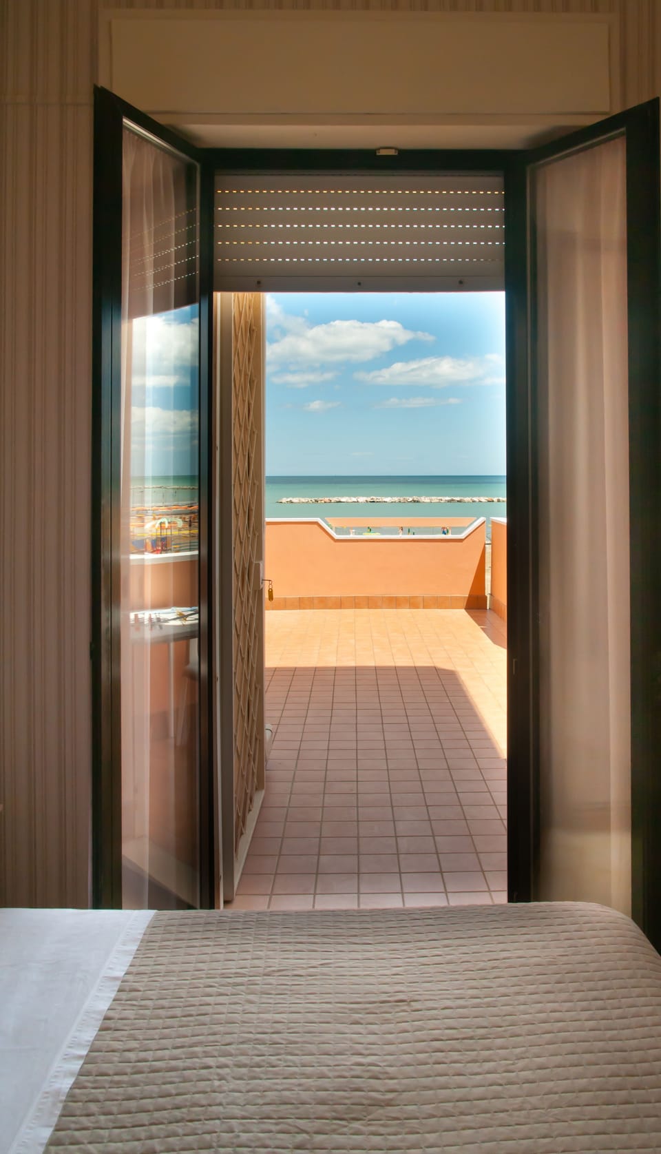 Standard Triple Room, Sea View | View from room