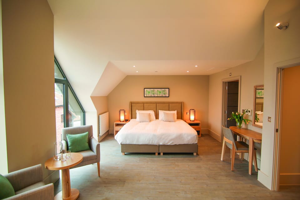 Individually decorated, individually furnished, iron/ironing board