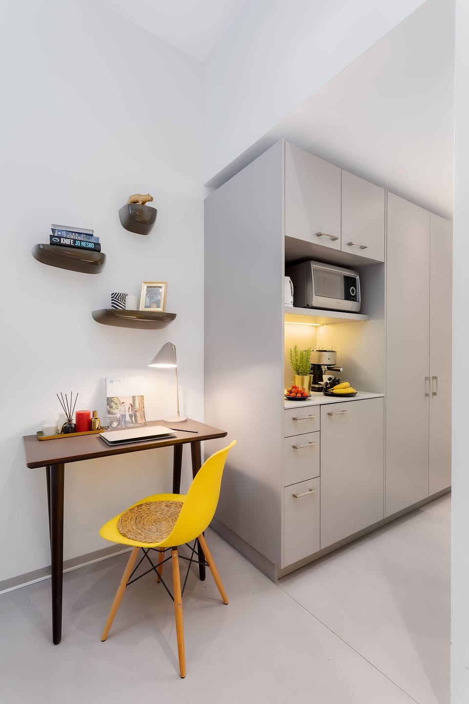 Shared fridge, microwave, electric kettle