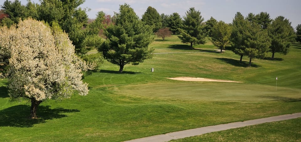 Desk, laptop workspace, blackout drapes, iron/ironing board