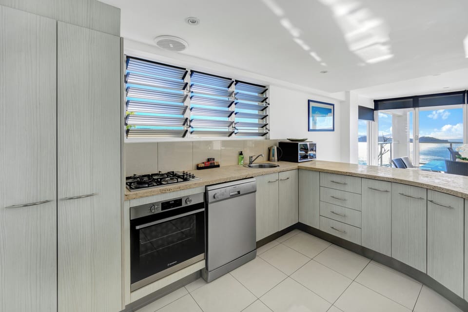 3 Bedroom Apartment Ocean Villa 01 | Private kitchen | Coffee/tea maker, full-size fridge, microwave, oven