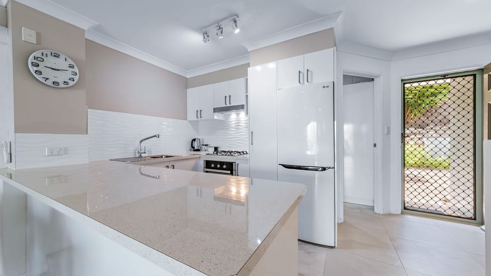 2 Bedroom Apartment 16 | Private kitchen | Full-size fridge, microwave, oven, stovetop