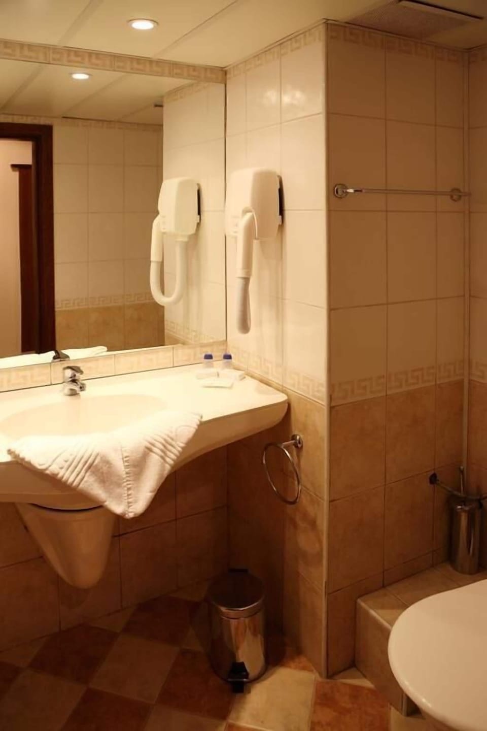 Shower, hair dryer