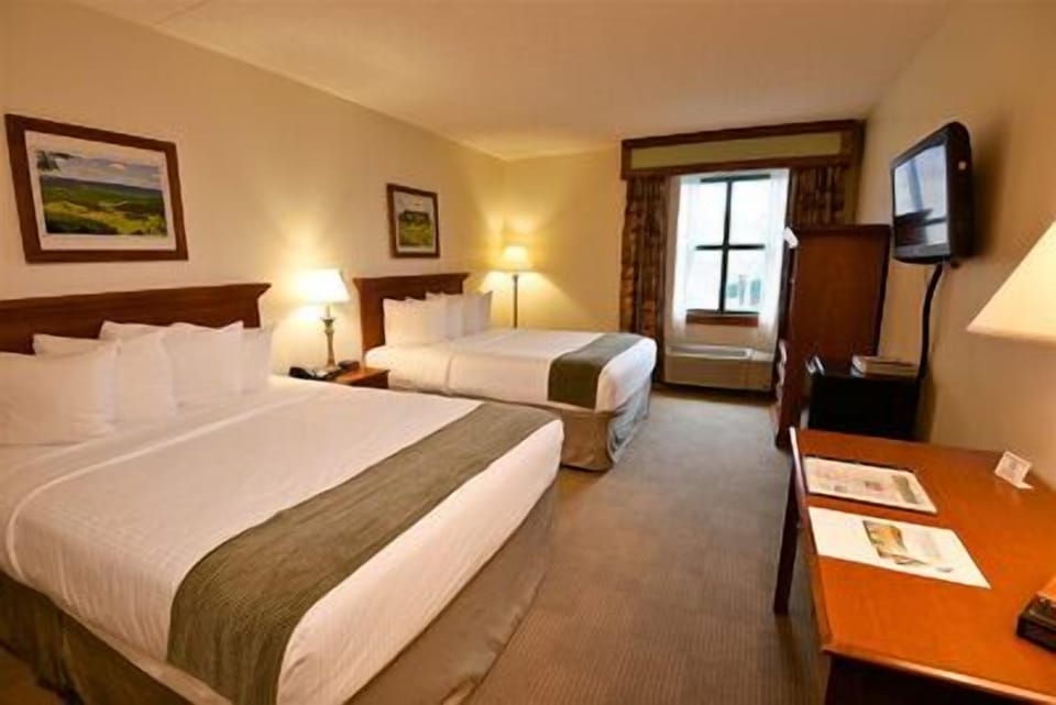 Single Room, 2 Queen Beds | Premium bedding, pillowtop beds, desk, iron/ironing board