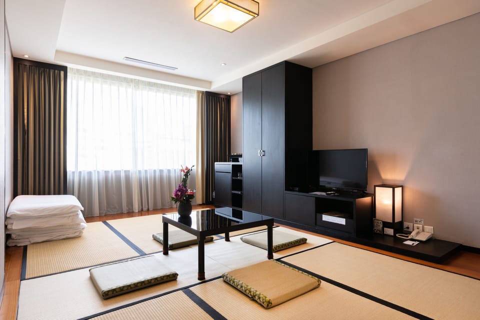 Deluxe Quadruple Room (Japanese Tatami) | Free minibar, in-room safe, free WiFi