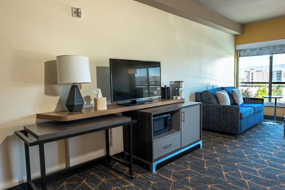 In-room safe, desk, blackout drapes, iron/ironing board