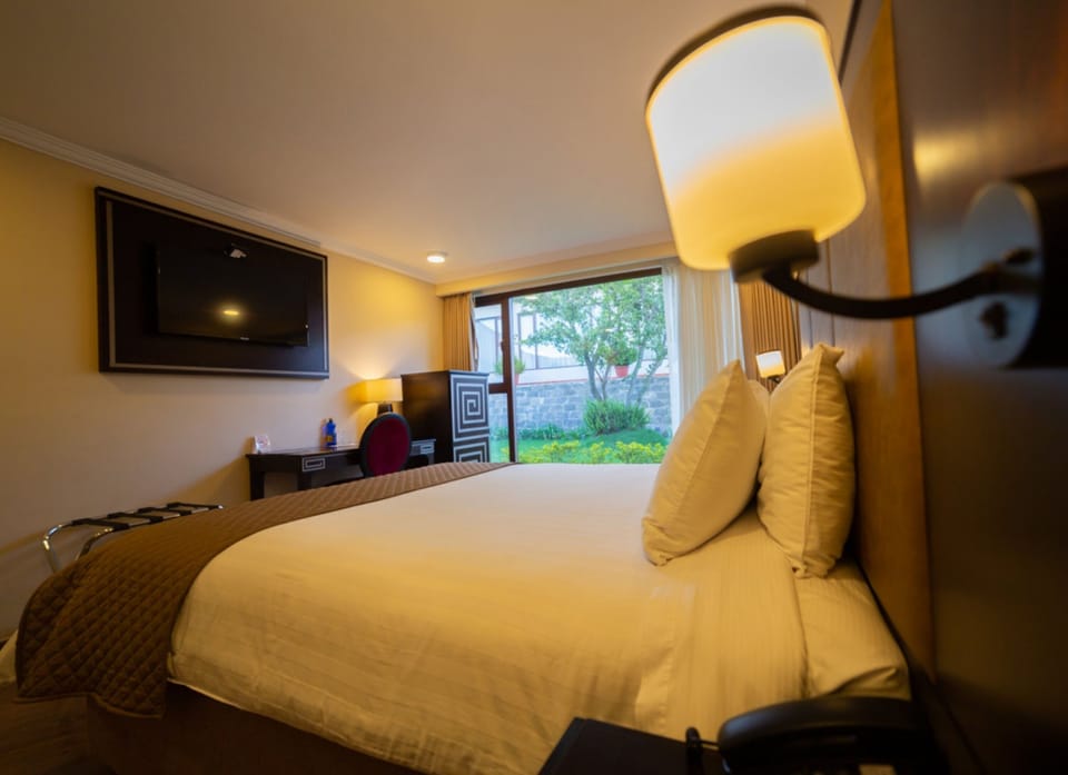 In-room safe, desk, laptop workspace, blackout drapes