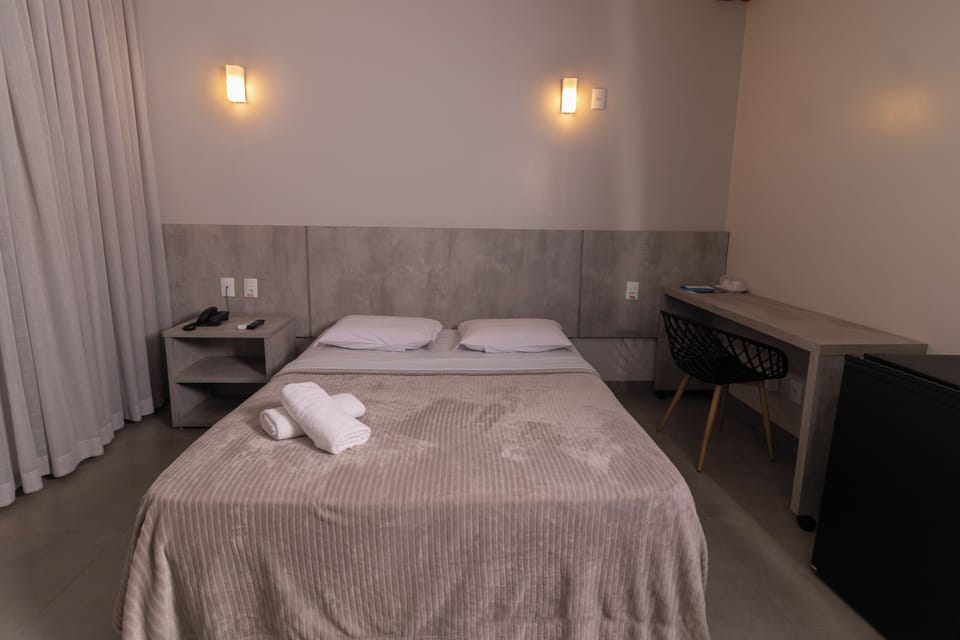 Luxury Double Room | Hypo-allergenic bedding, minibar, desk, blackout drapes