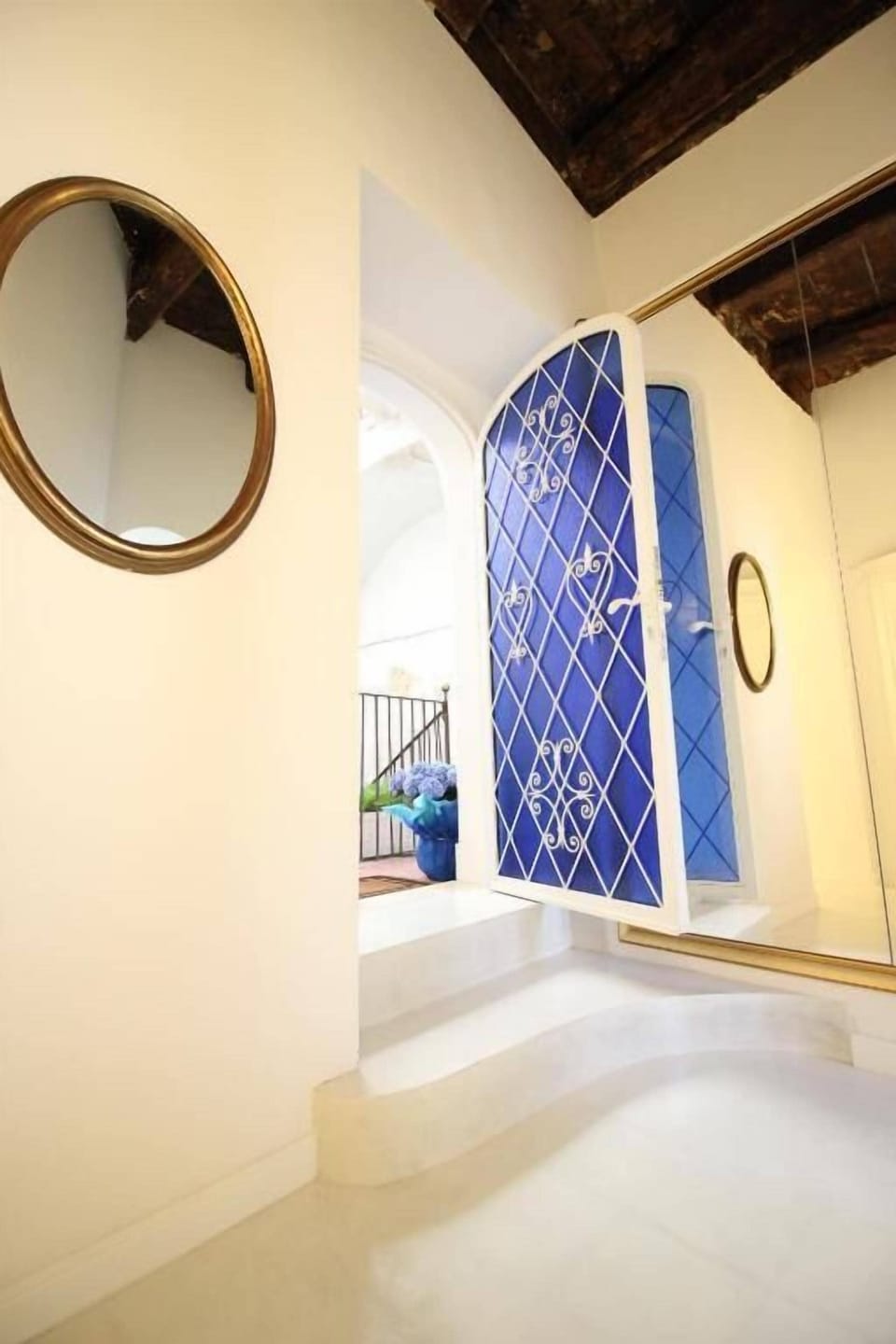 Interior entrance