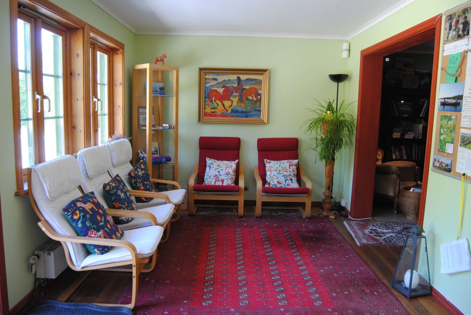 Lobby sitting area