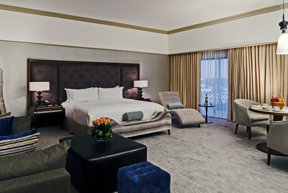 Down comforters, pillowtop beds, minibar, in-room safe