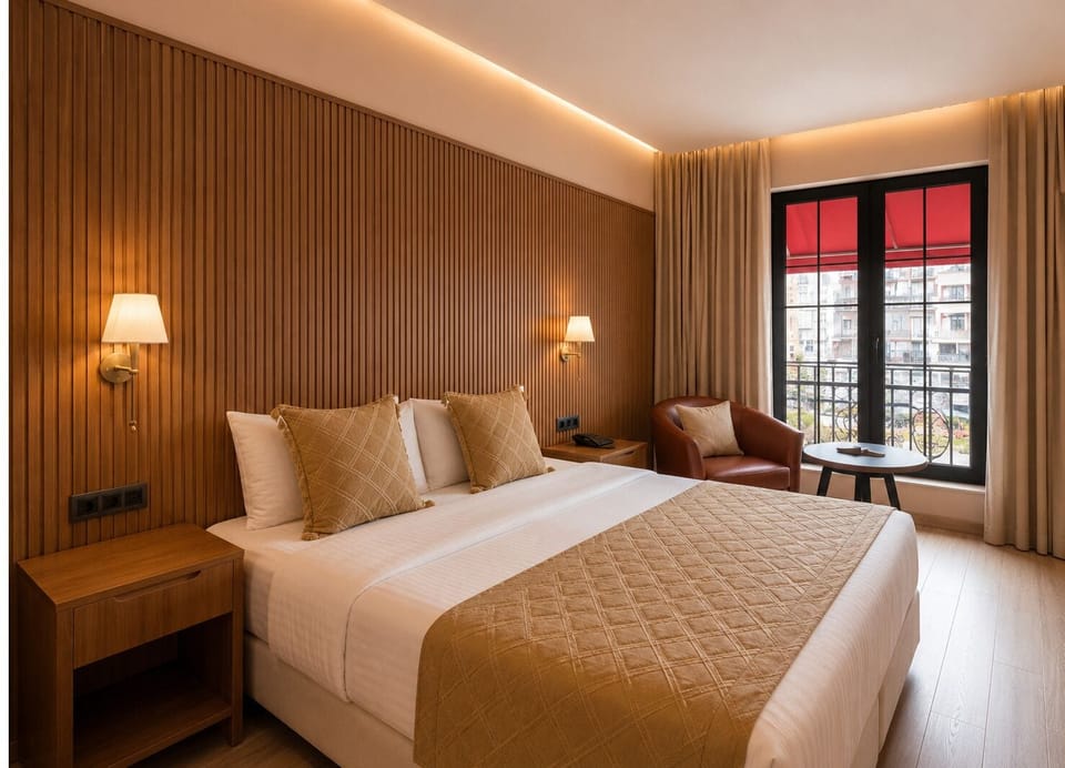 Deluxe Room | Minibar, in-room safe, desk, laptop workspace
