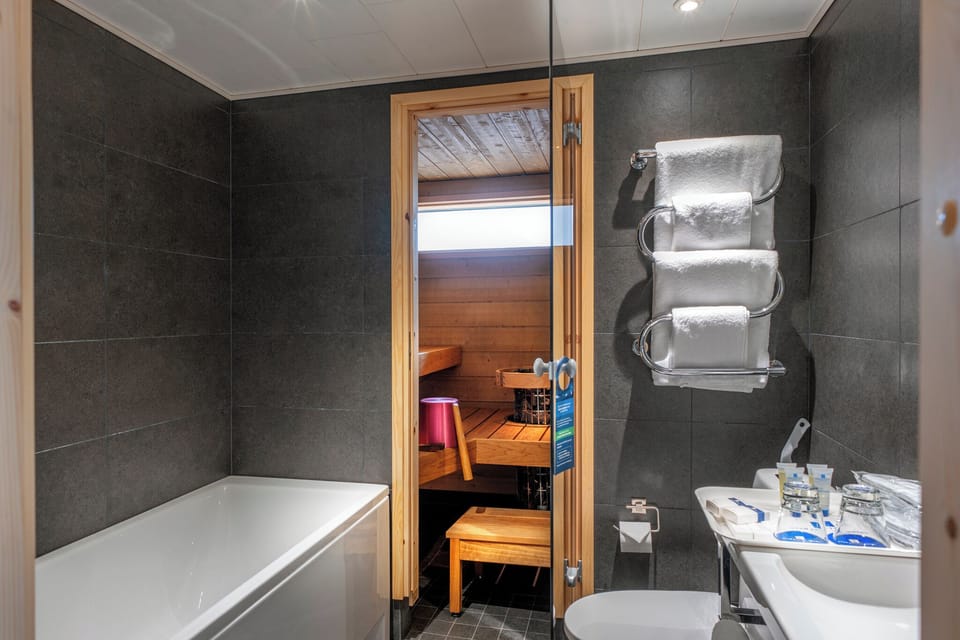 View Suite with Sauna  | Minibar, in-room safe, desk, blackout drapes