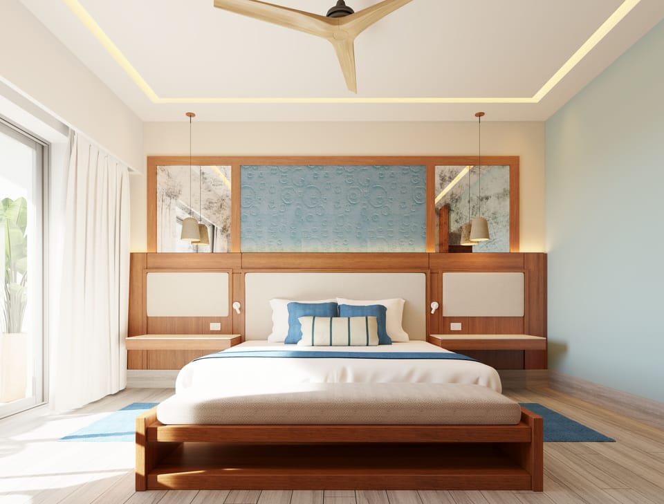 Premium Room, 1 King Bed, Garden View | Premium bedding, in-room safe, iron/ironing board, WiFi (free)