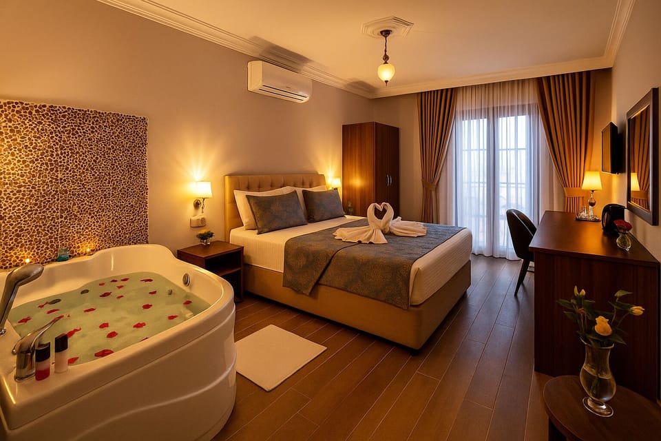 Deluxe Room with Jacuzzi | Premium bedding, soundproofing, free WiFi, bed sheets