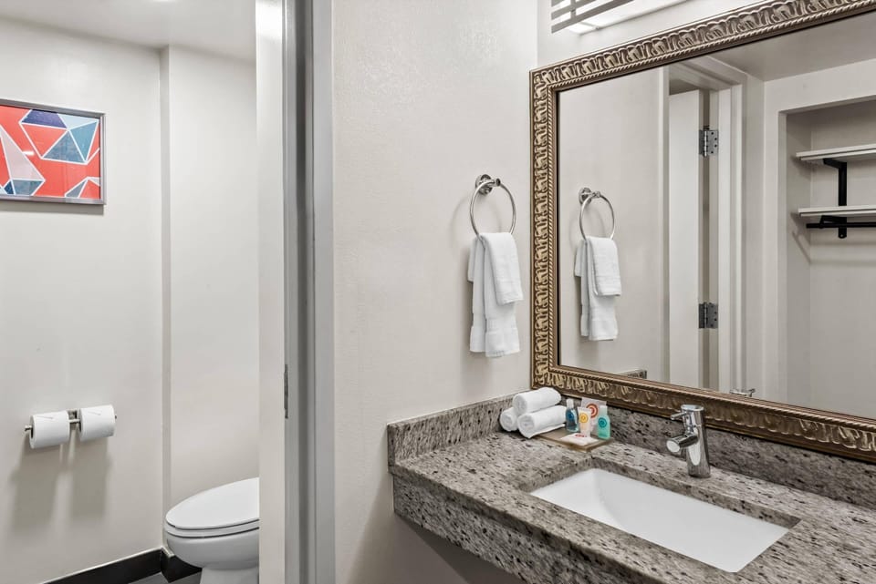 Standard Room, 2 Queen Beds, Non Smoking | In-room safe, desk, iron/ironing board, free WiFi