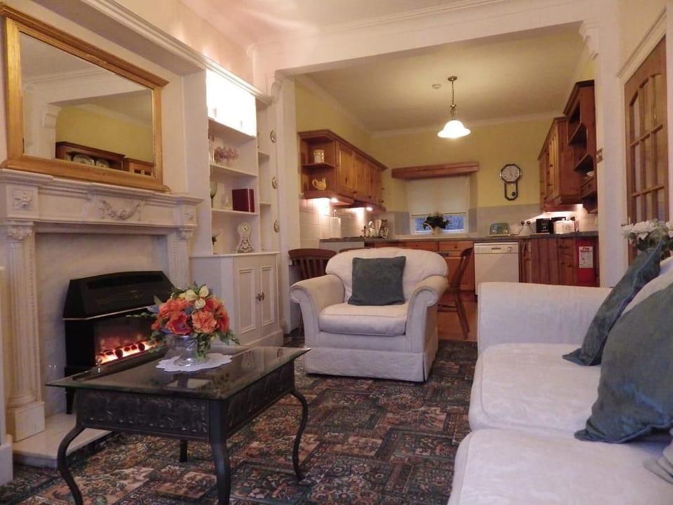 Apartment, 1 Bedroom, Kitchen | Living area | Flat-screen TV